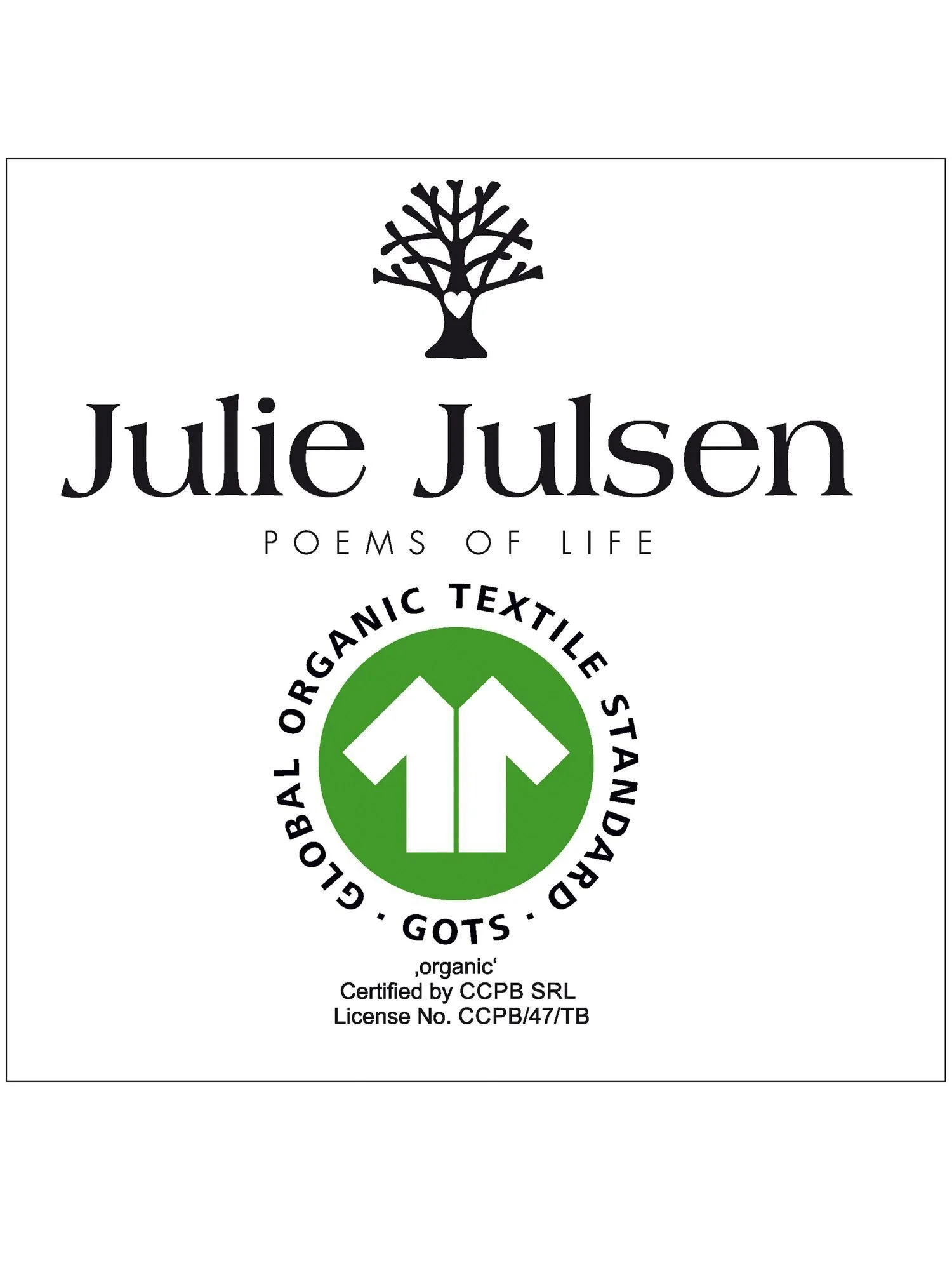 JULIE JULSEN BIO Waschhandschuh – Terrakotta · 15 × 21 cm